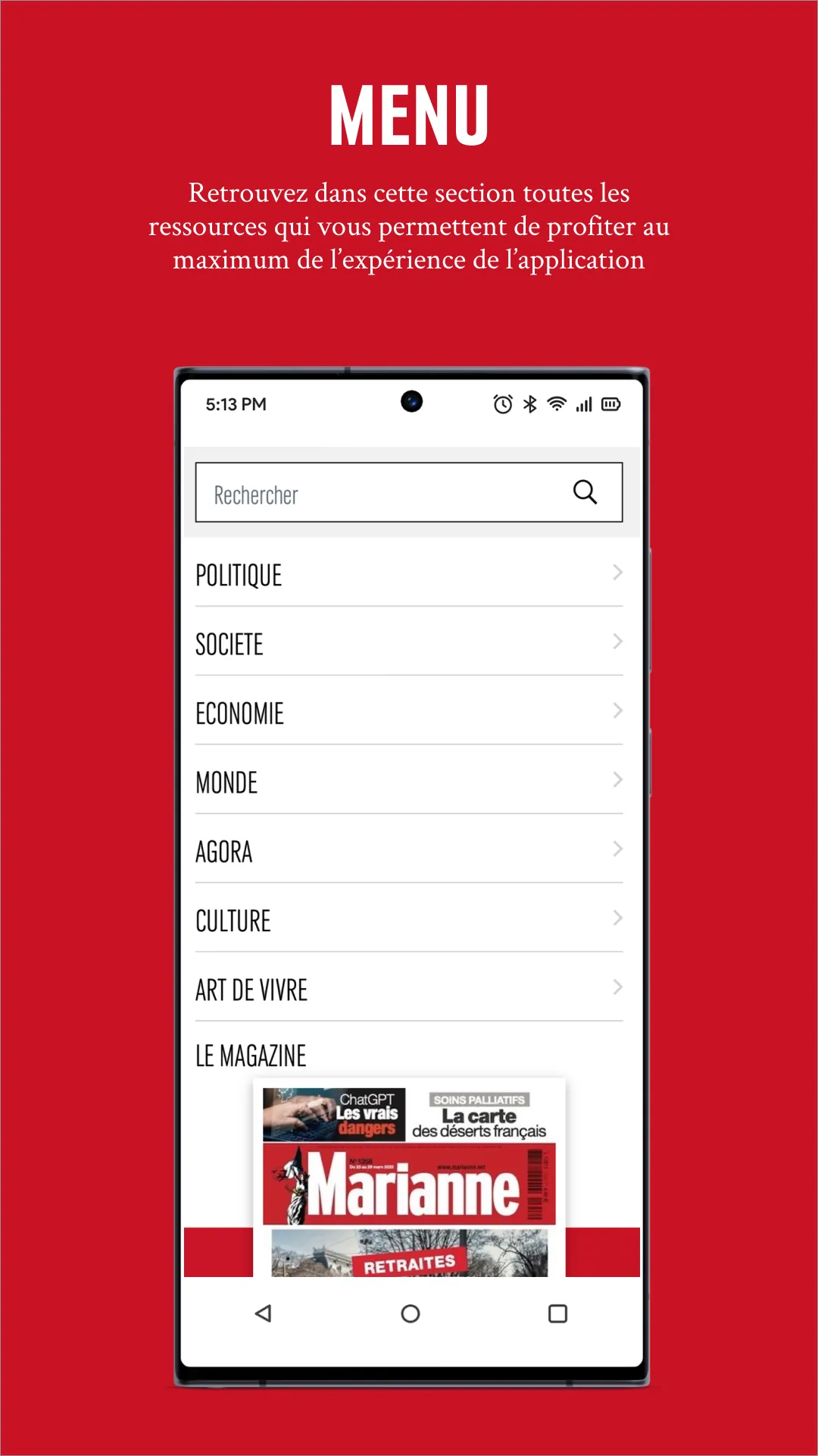 Marianne - Actualités & Débats | Indus Appstore | Screenshot