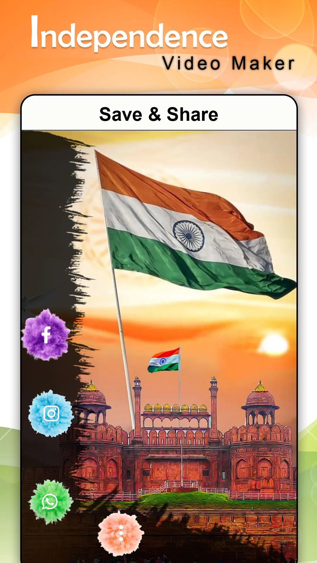 Independence Day Video Maker | Indus Appstore | Screenshot