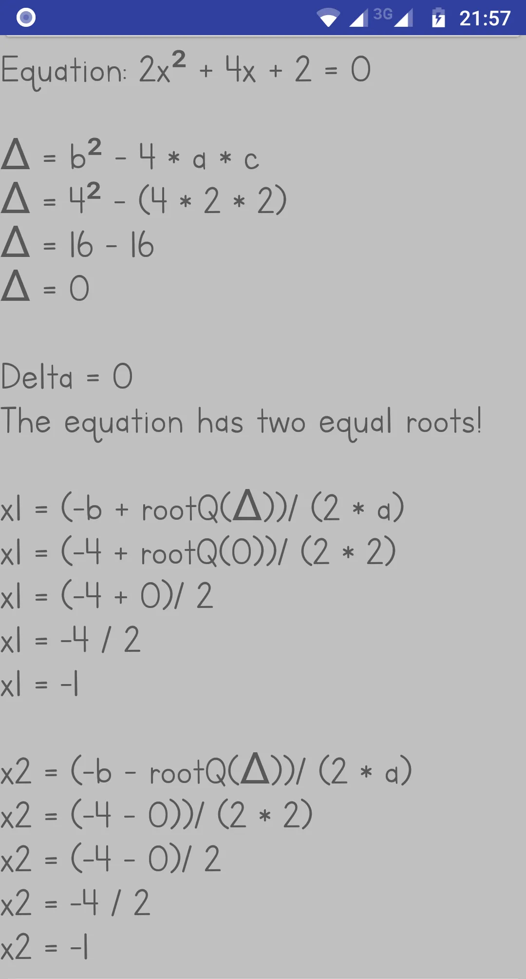 Bhaskara Calculator | Indus Appstore | Screenshot