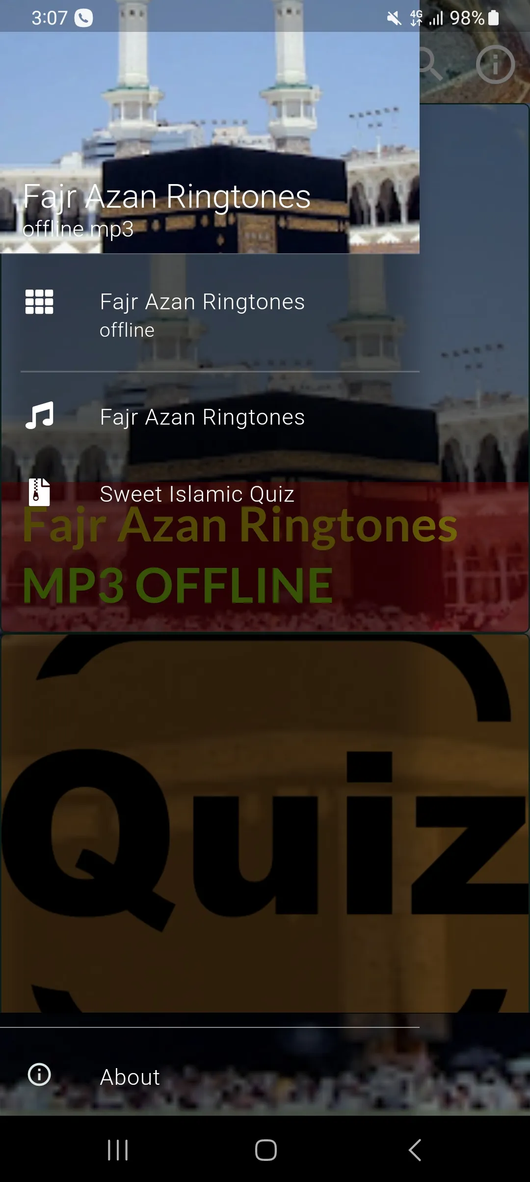 Fajr Azan MP3 tones | Indus Appstore | Screenshot