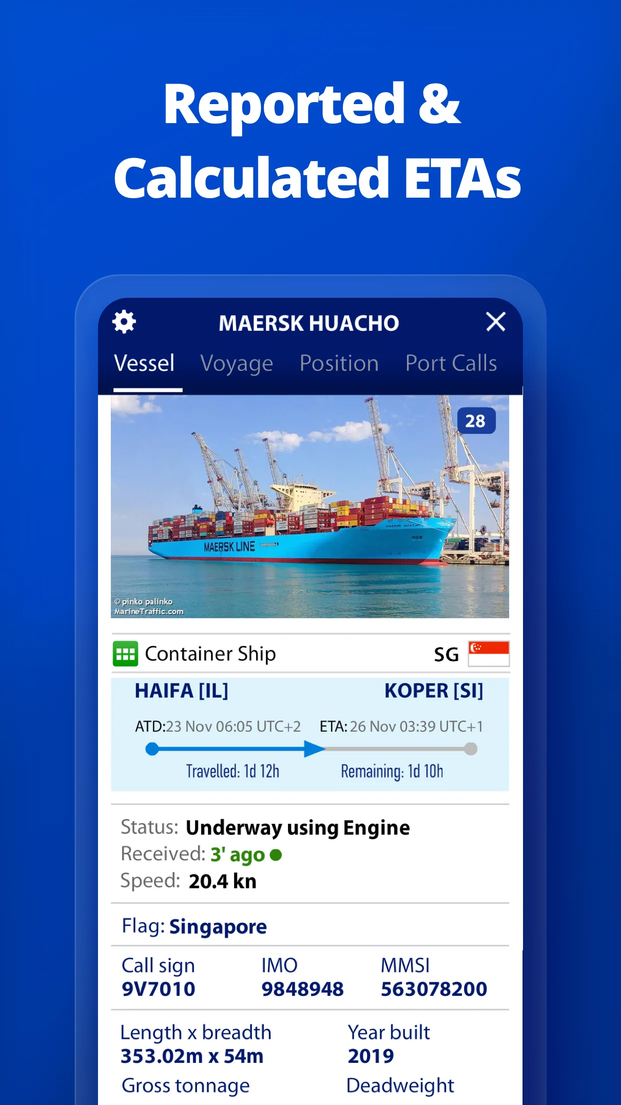 MarineTraffic - Ship Tracking | Indus Appstore | Screenshot