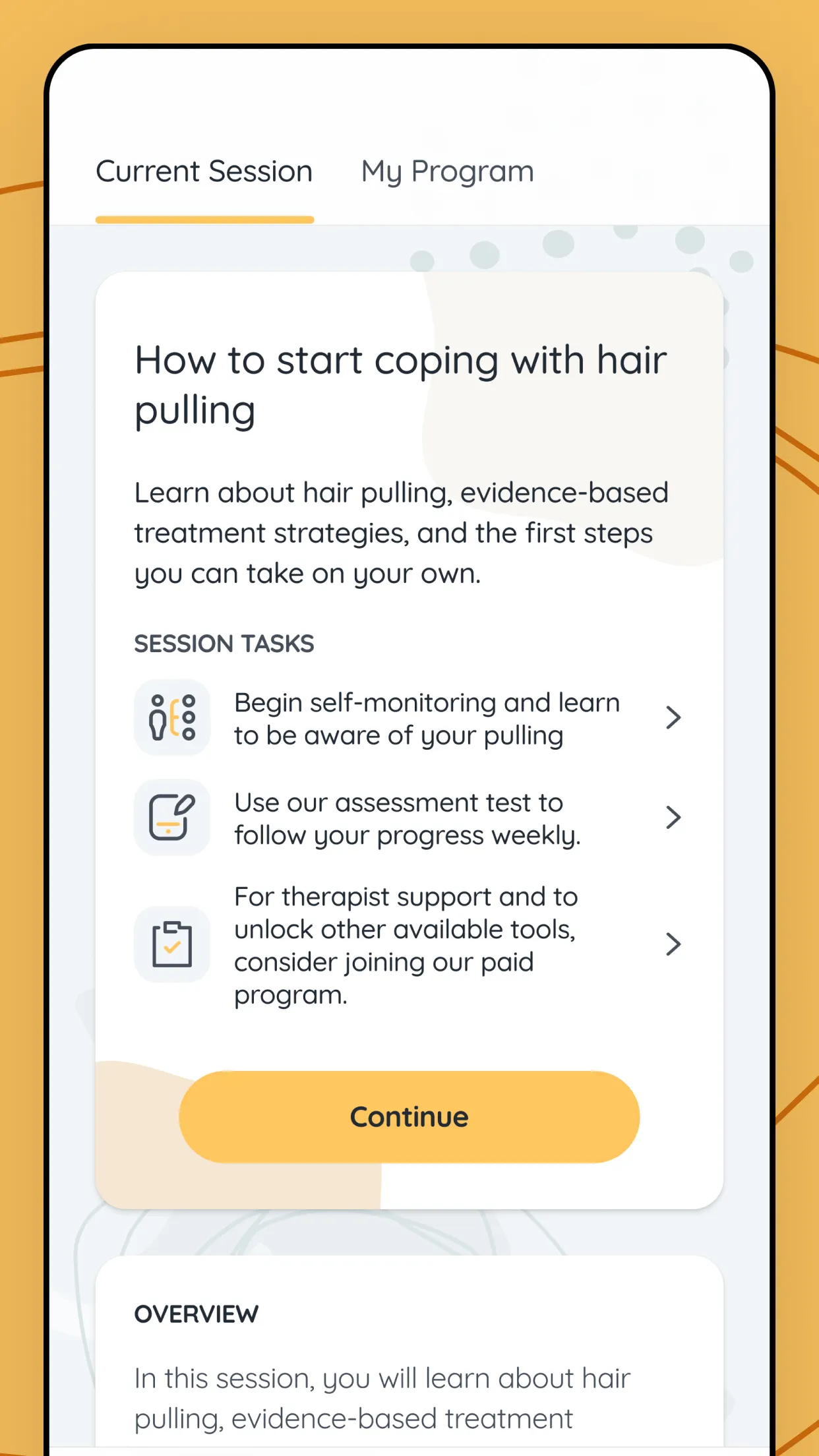 TrichStop - Trichotillomania | Indus Appstore | Screenshot