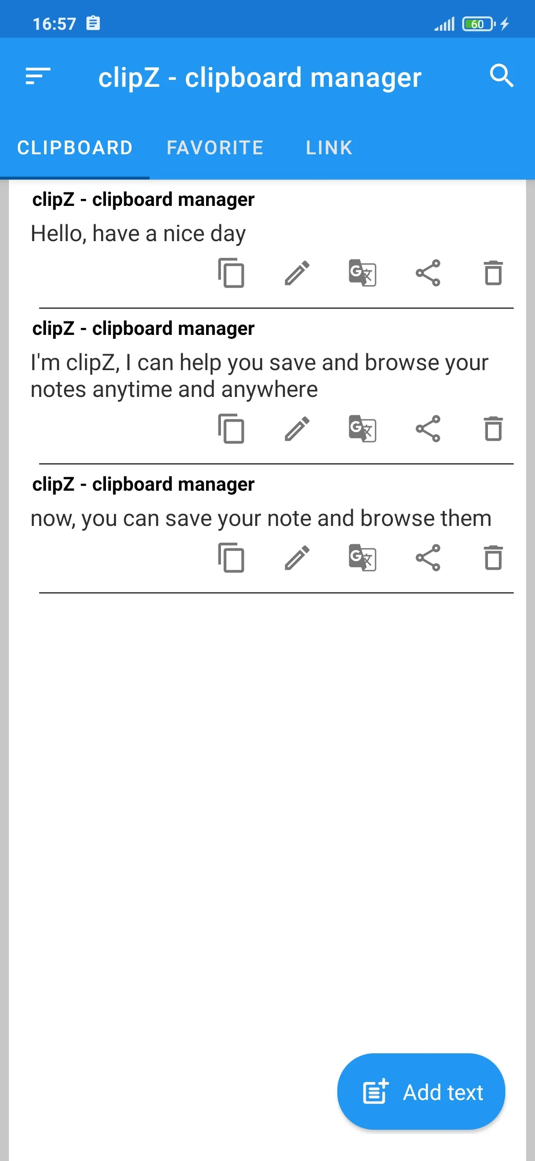 ClipZ - Clipboard Manager | Indus Appstore | Screenshot
