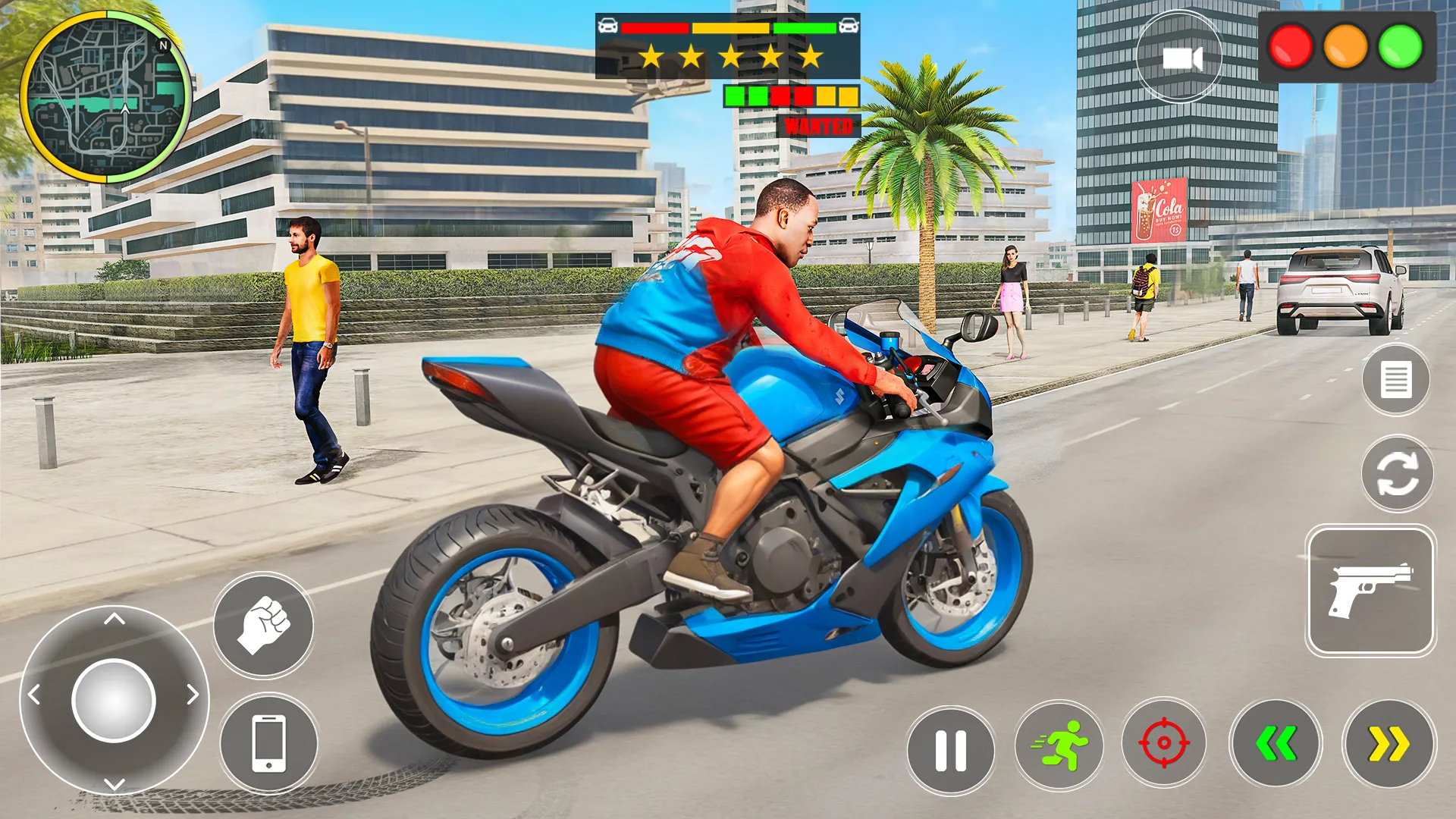 City Gangster Crime Bike Games | Indus Appstore | Screenshot