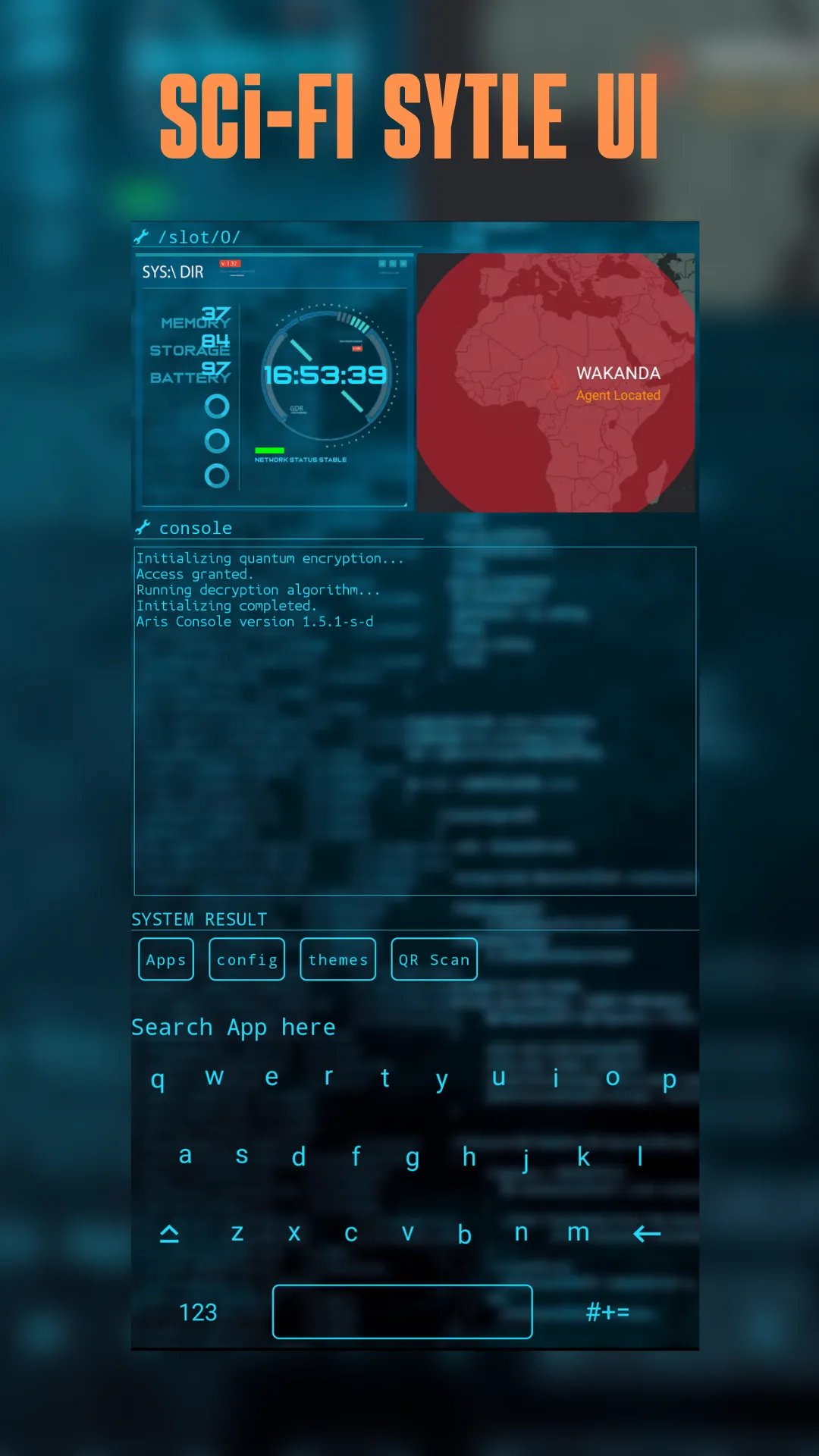 Sci-Fi Launcher | Indus Appstore | Screenshot