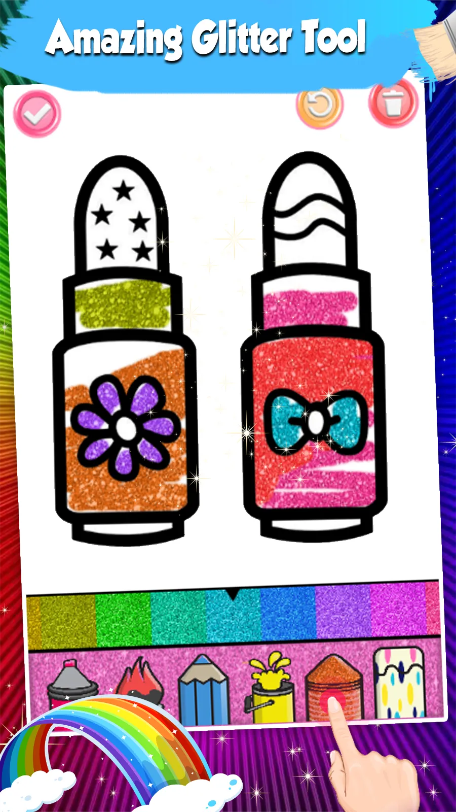 Beauty Coloring Book Glitter | Indus Appstore | Screenshot