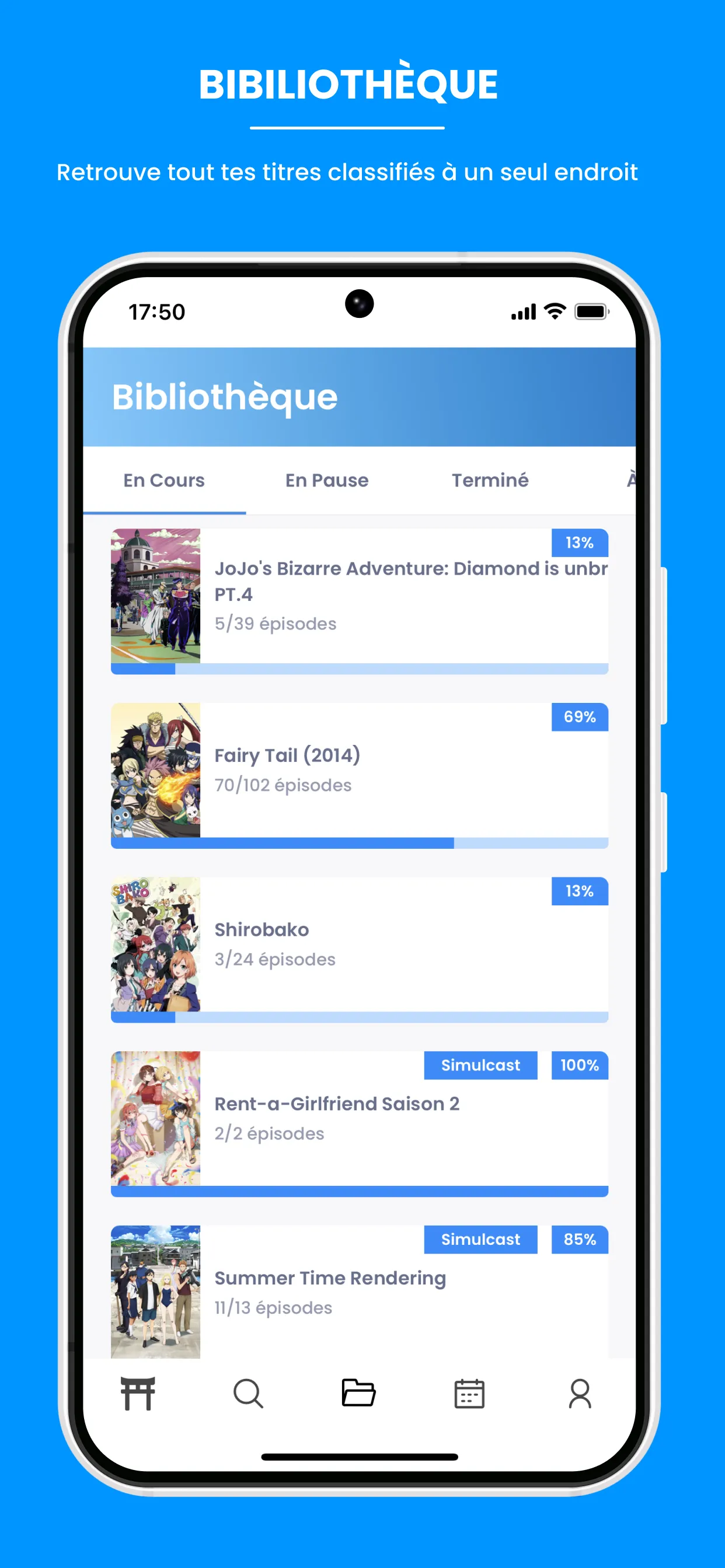 Hyakanime - Gestionnaire Anime | Indus Appstore | Screenshot