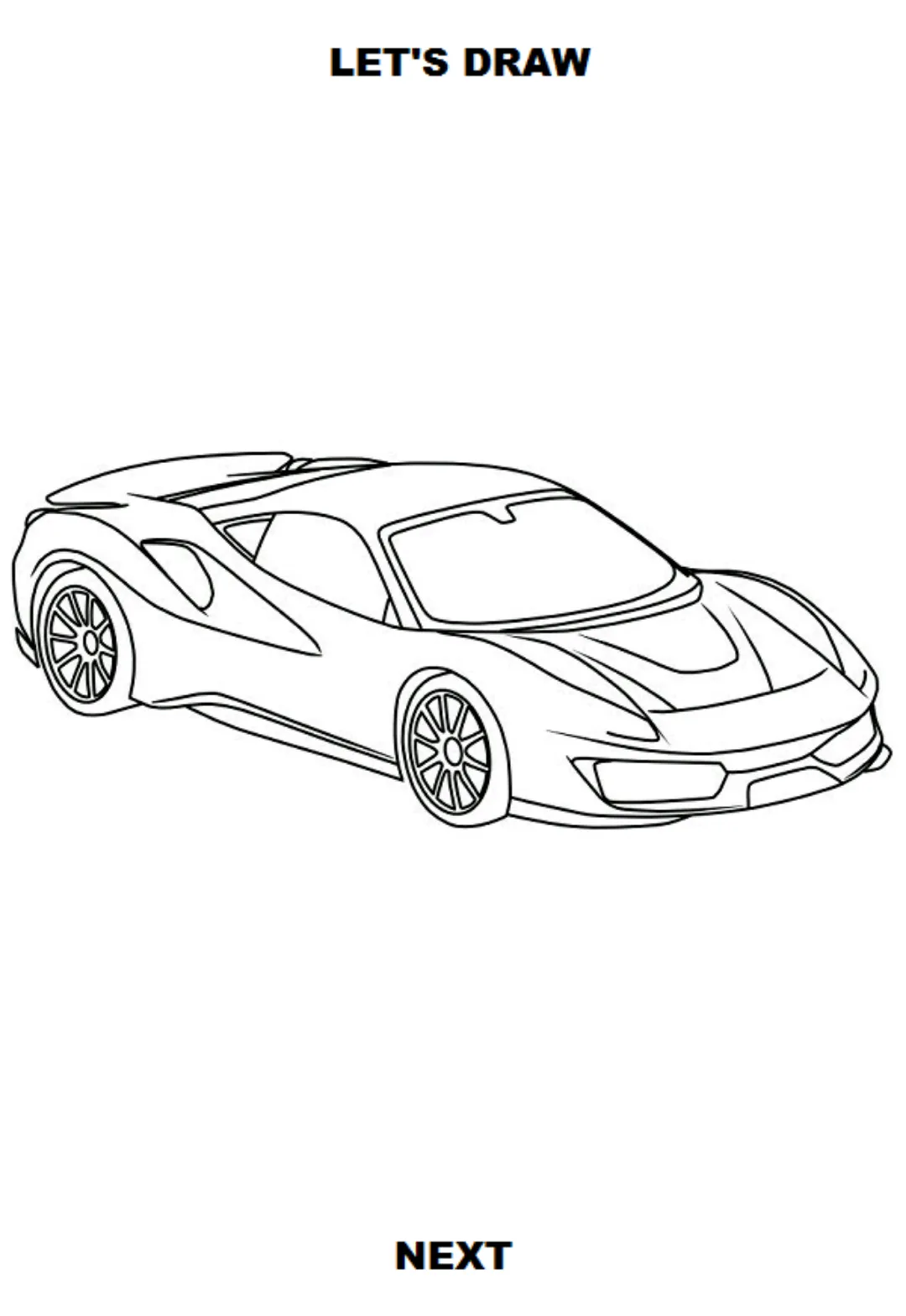 Draw Cars: Super | Indus Appstore | Screenshot