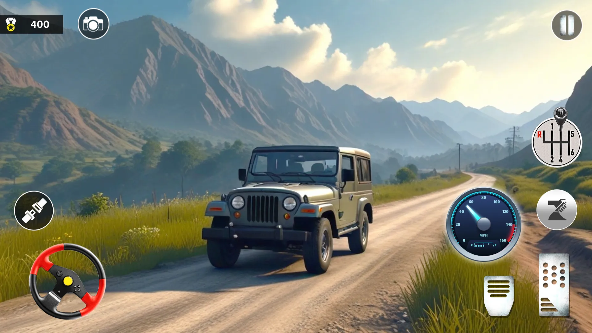 4x4 Offroad Jeep Driving Games | Indus Appstore | Screenshot