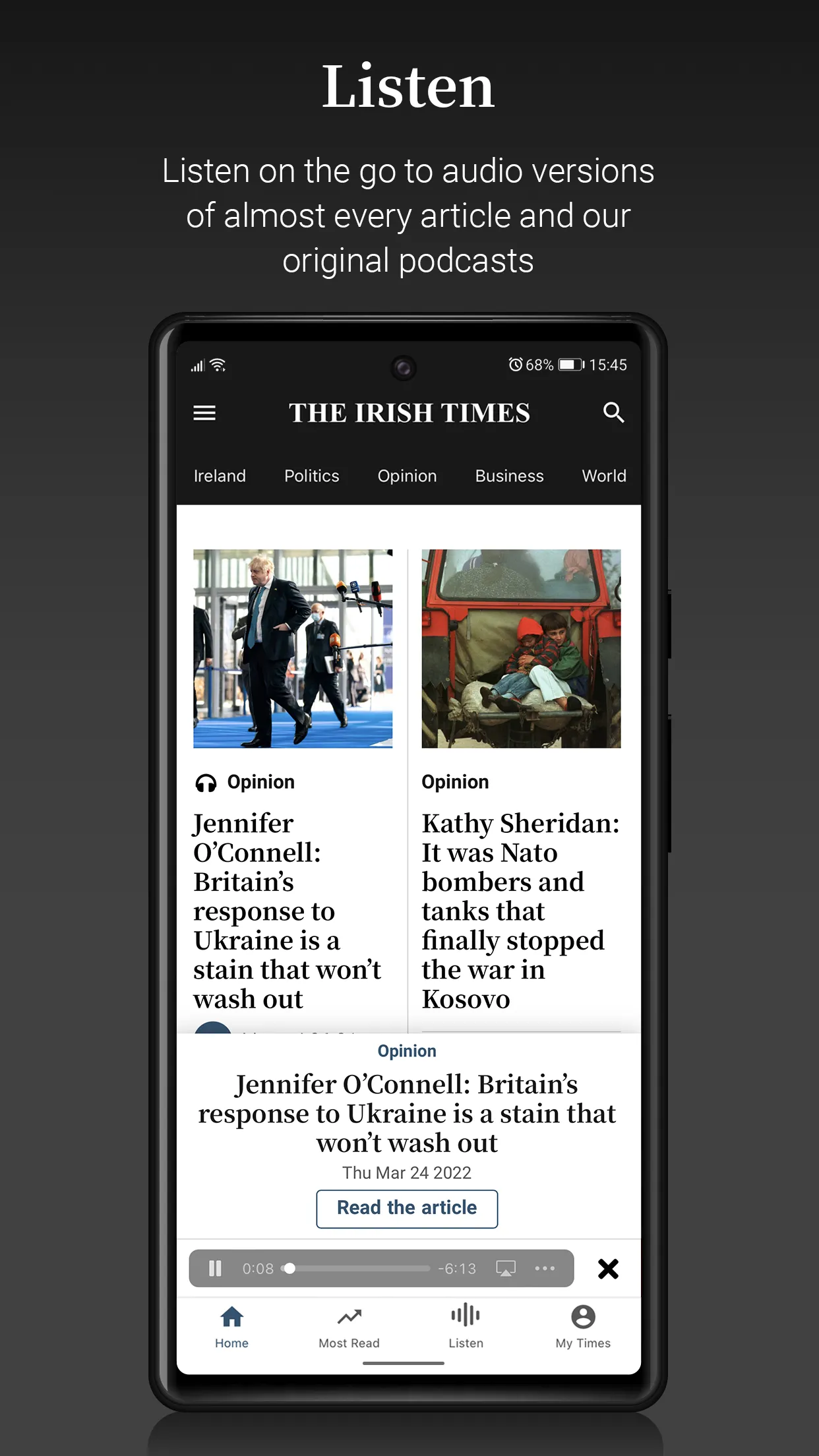 Irish Times News | Indus Appstore | Screenshot