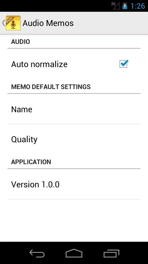 Audio Memos SE | Indus Appstore | Screenshot