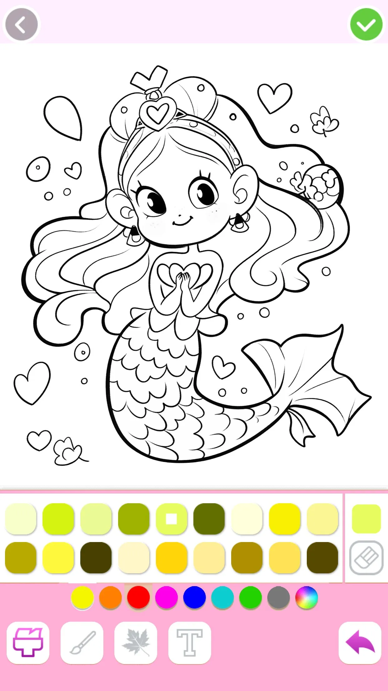 Mermaid Coloring:Mermaid games | Indus Appstore | Screenshot
