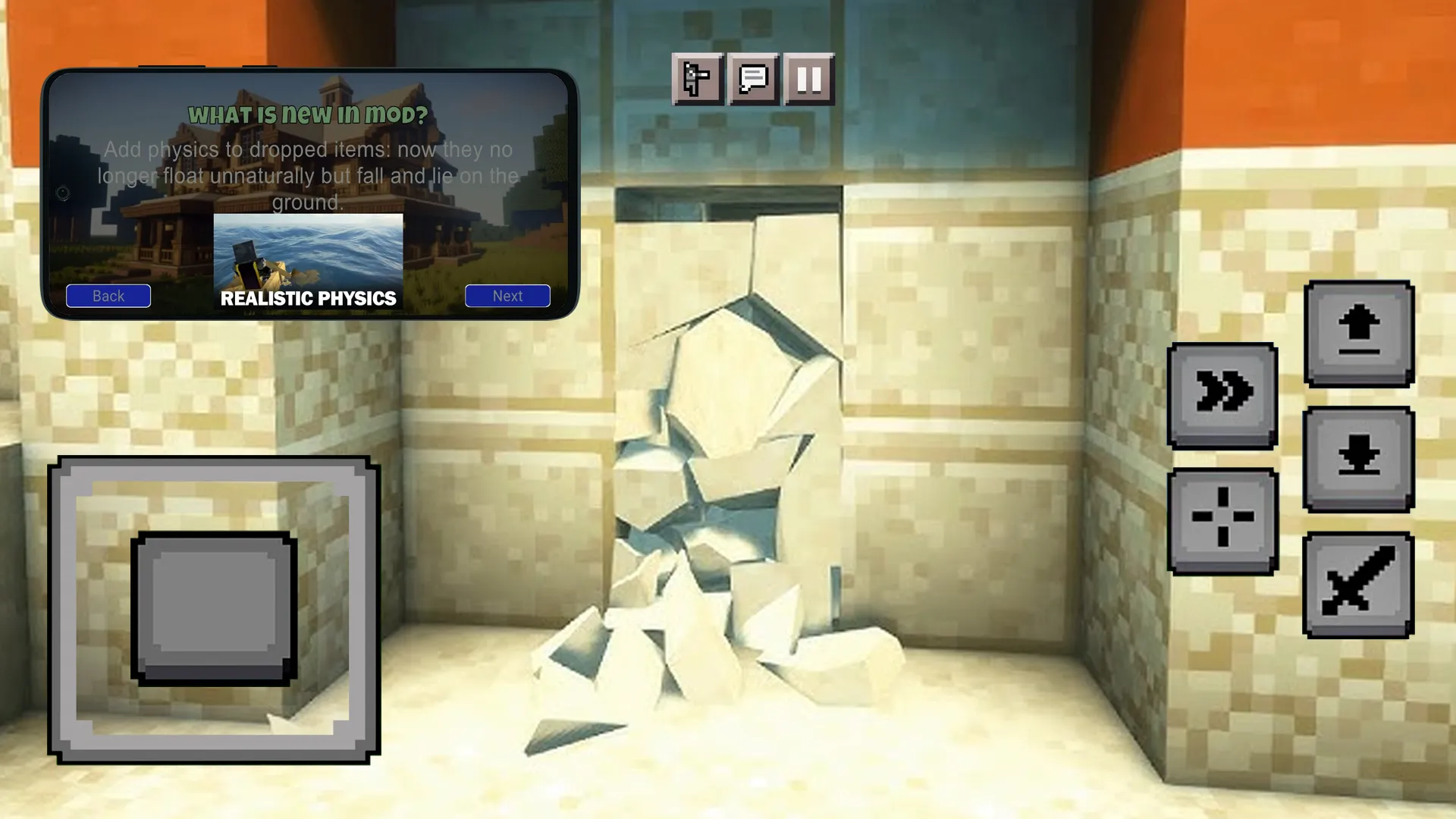 Mod Realistic Physic Minecraft | Indus Appstore | Screenshot