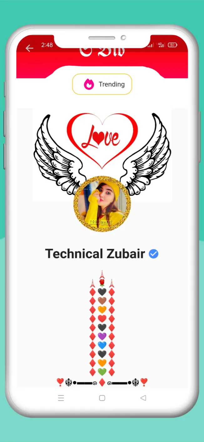 Stylish Bio Maker | Indus Appstore | Screenshot