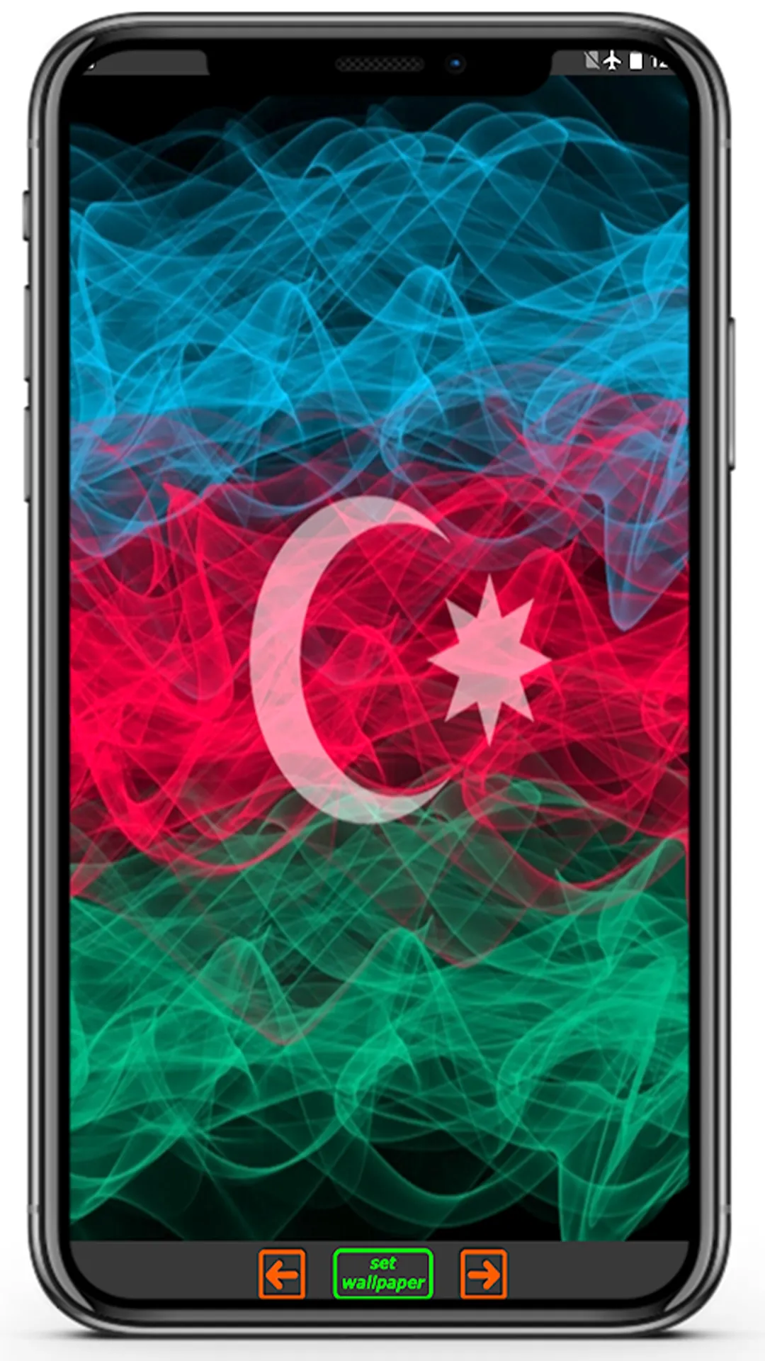 Flag of Azerbaijan | Indus Appstore | Screenshot