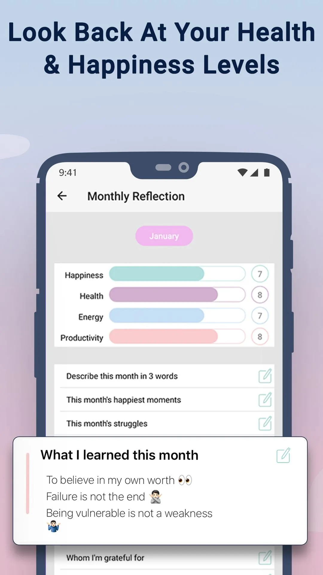 The Happiness Planner | Indus Appstore | Screenshot