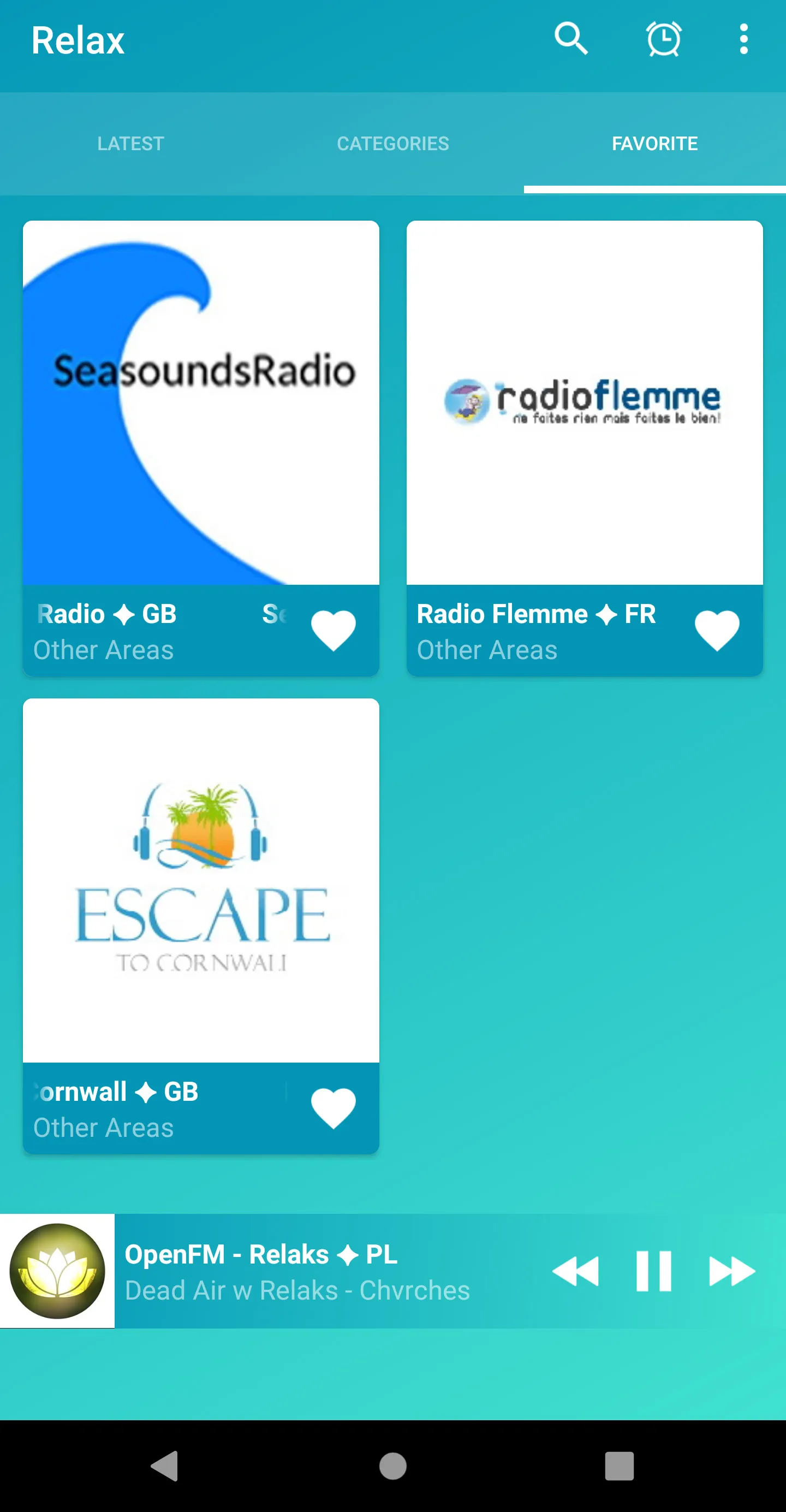 Relax music radios online | Indus Appstore | Screenshot