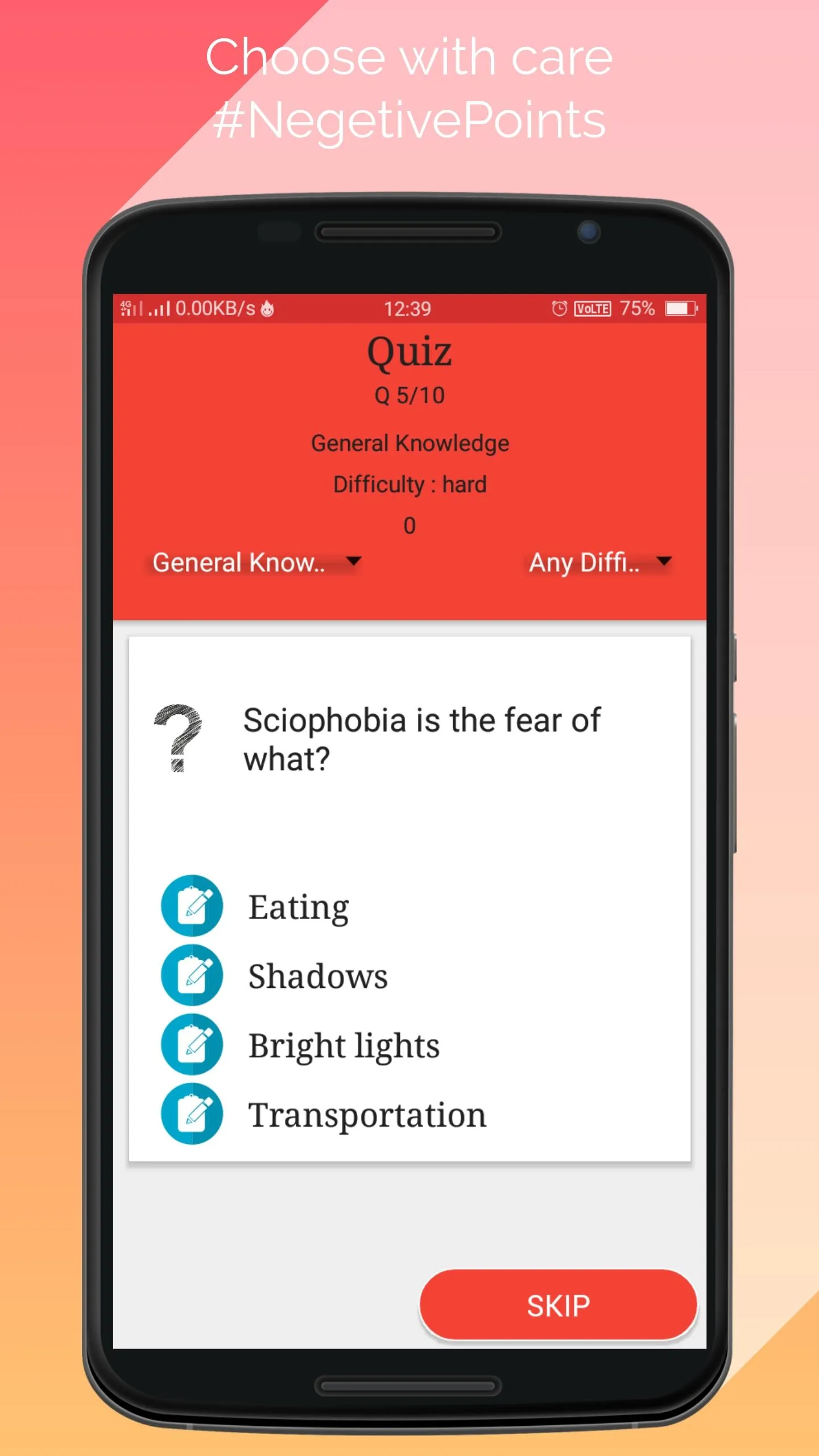 Quiz - Multiple Categories - D | Indus Appstore | Screenshot