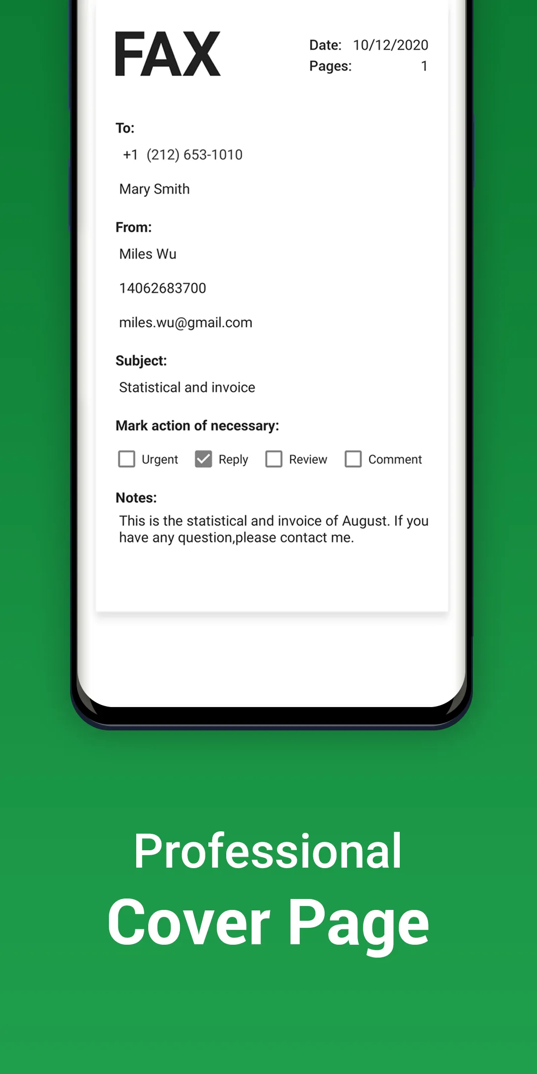 Tiny Fax - Send Fax from Phone | Indus Appstore | Screenshot