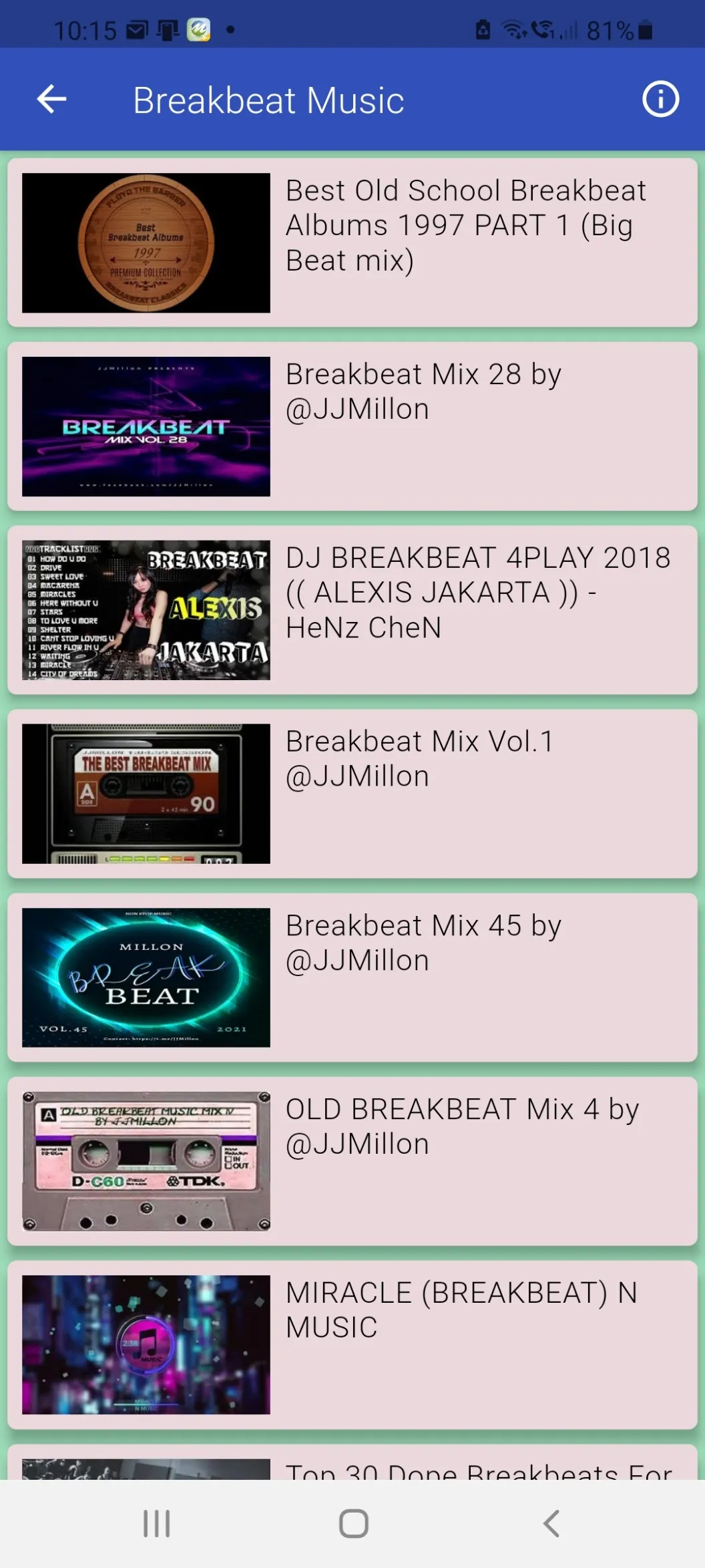 Breakbeat Music Radio Stations | Indus Appstore | Screenshot