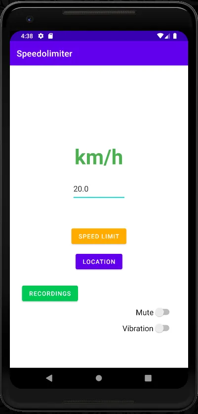 Speedolimiter | Indus Appstore | Screenshot