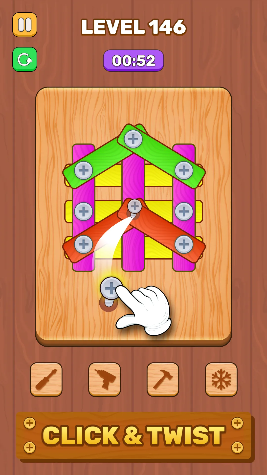 Screw Puzzle - Wooden Puzzle | Indus Appstore | Screenshot