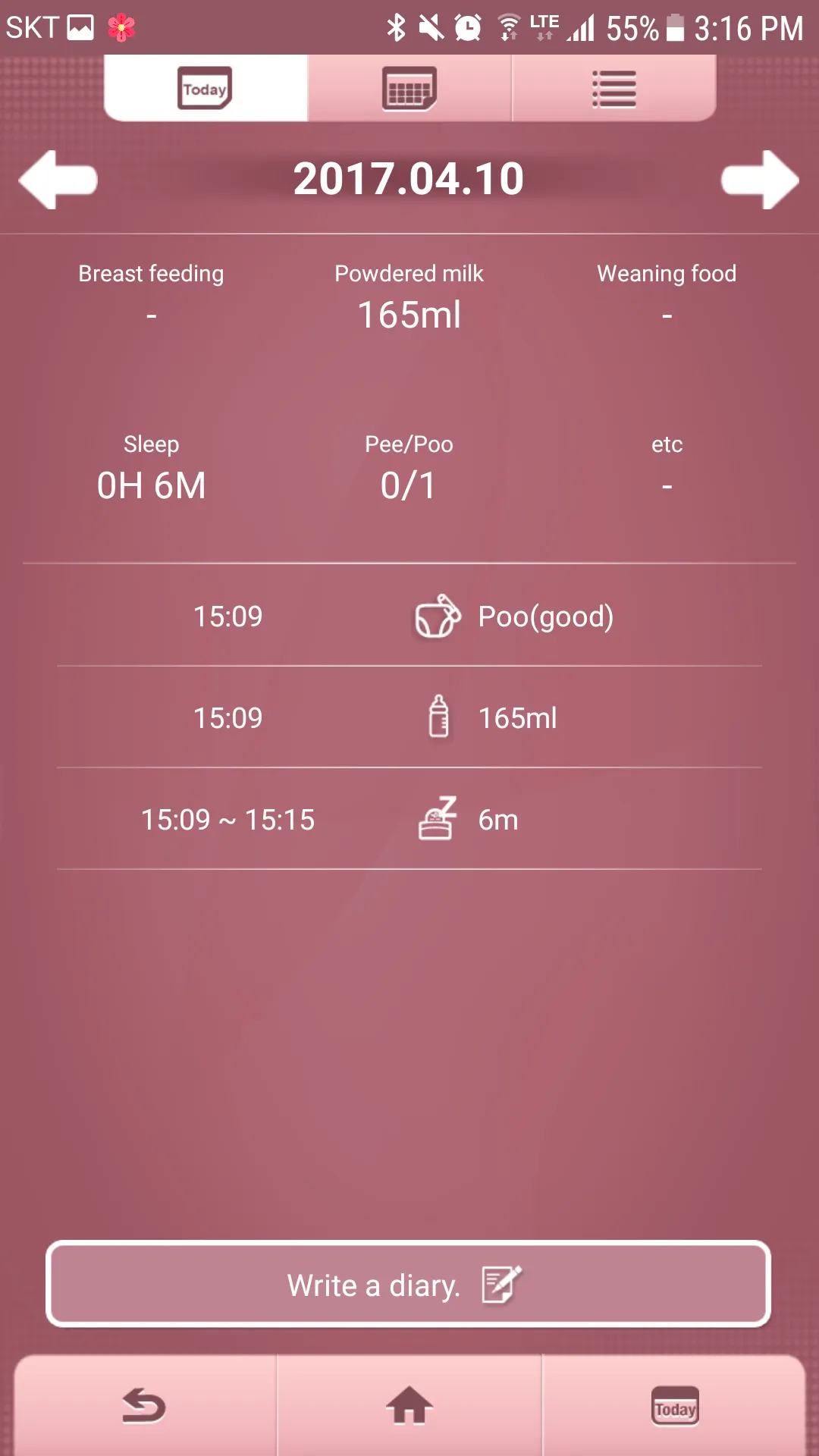 All that baby - Timer&Tracker | Indus Appstore | Screenshot