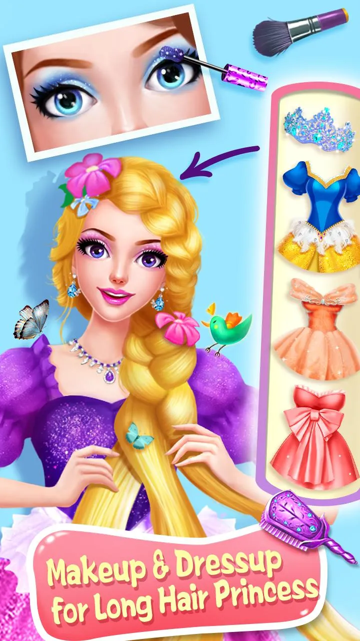 Long Hair Princess Salon Games | Indus Appstore | Screenshot