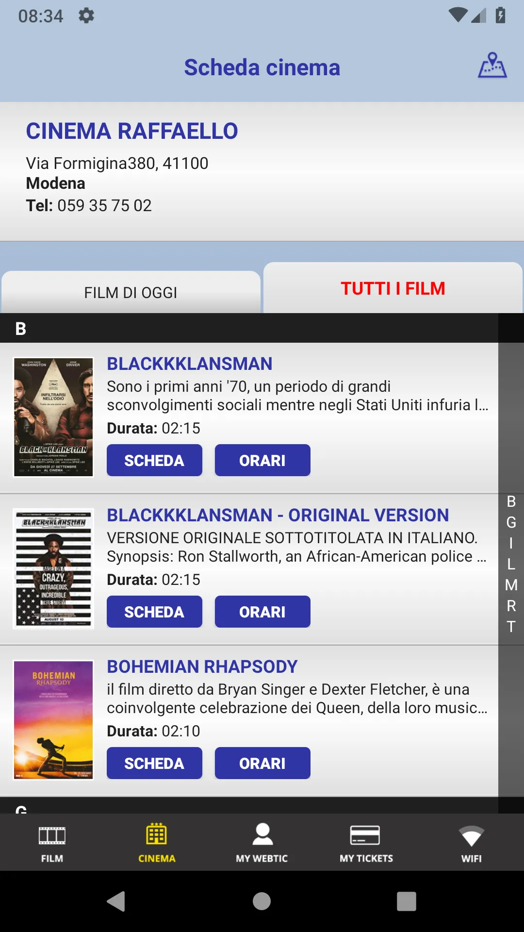 Webtic Raffaello Cinema | Indus Appstore | Screenshot