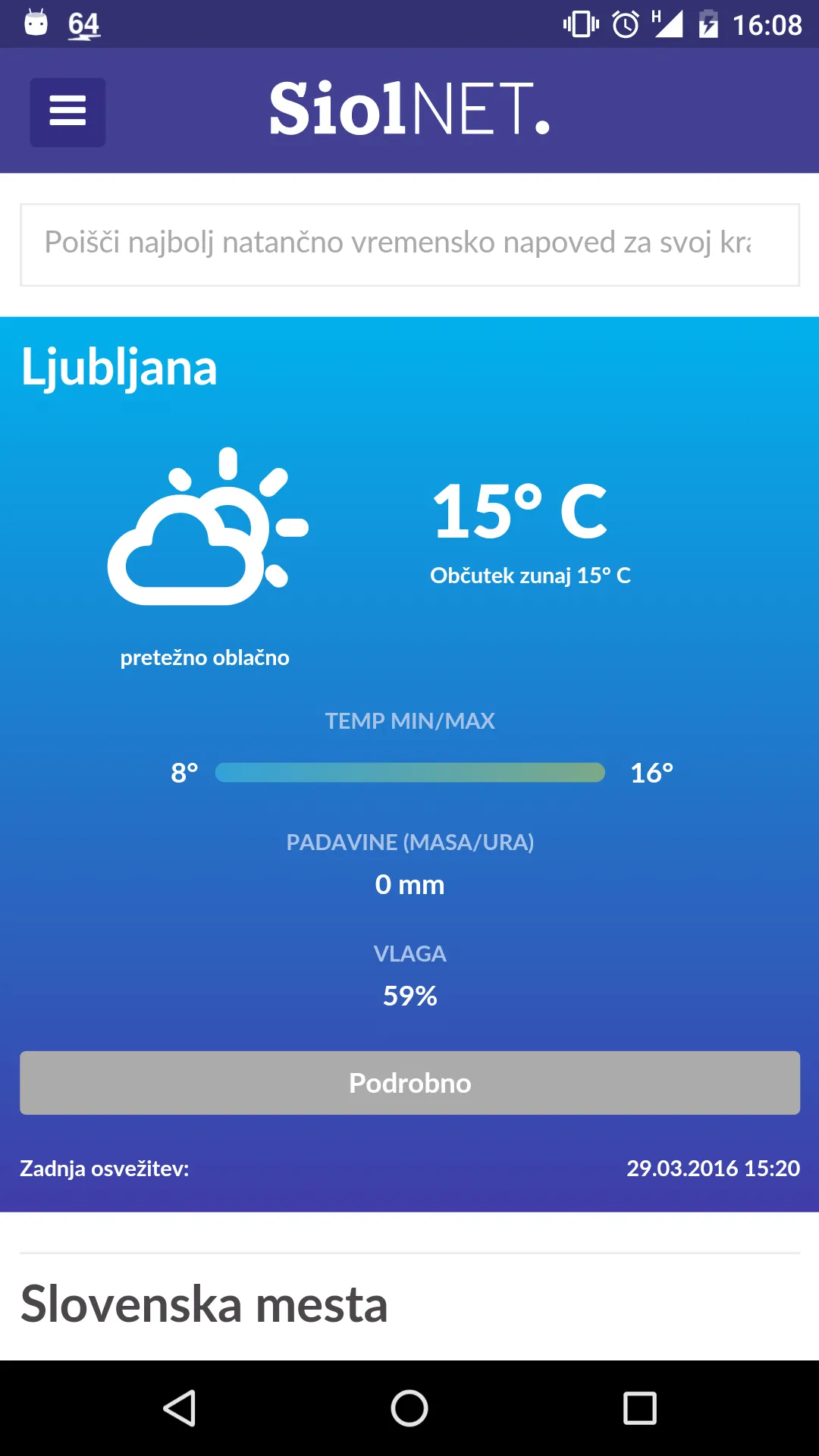 Siol.net | Indus Appstore | Screenshot