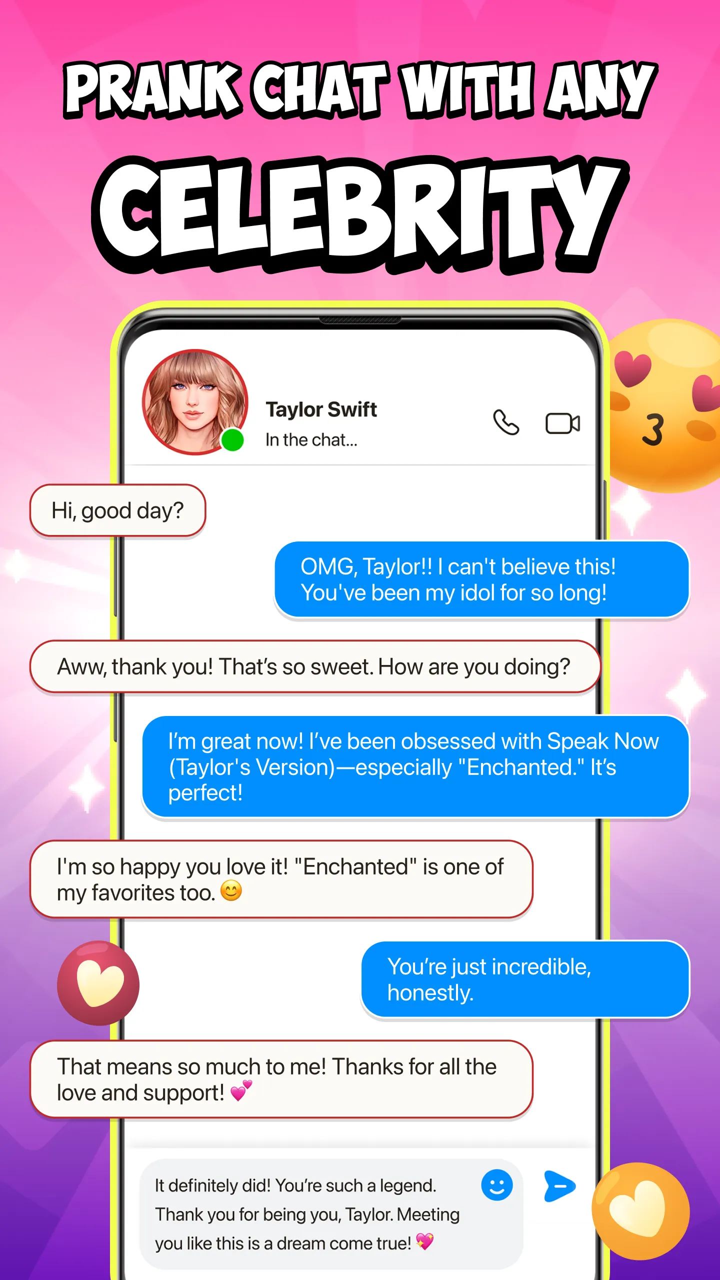 Idol Prank Call & Chat Prank | Indus Appstore | Screenshot