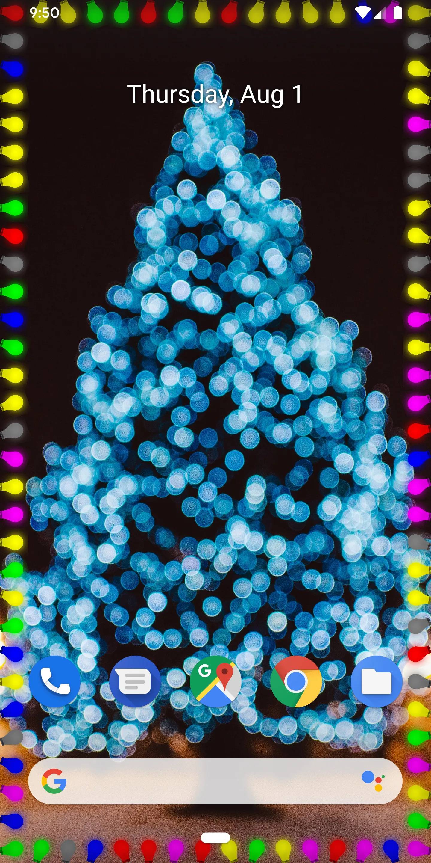 Xmas Edge Live Wallpaper | Indus Appstore | Screenshot