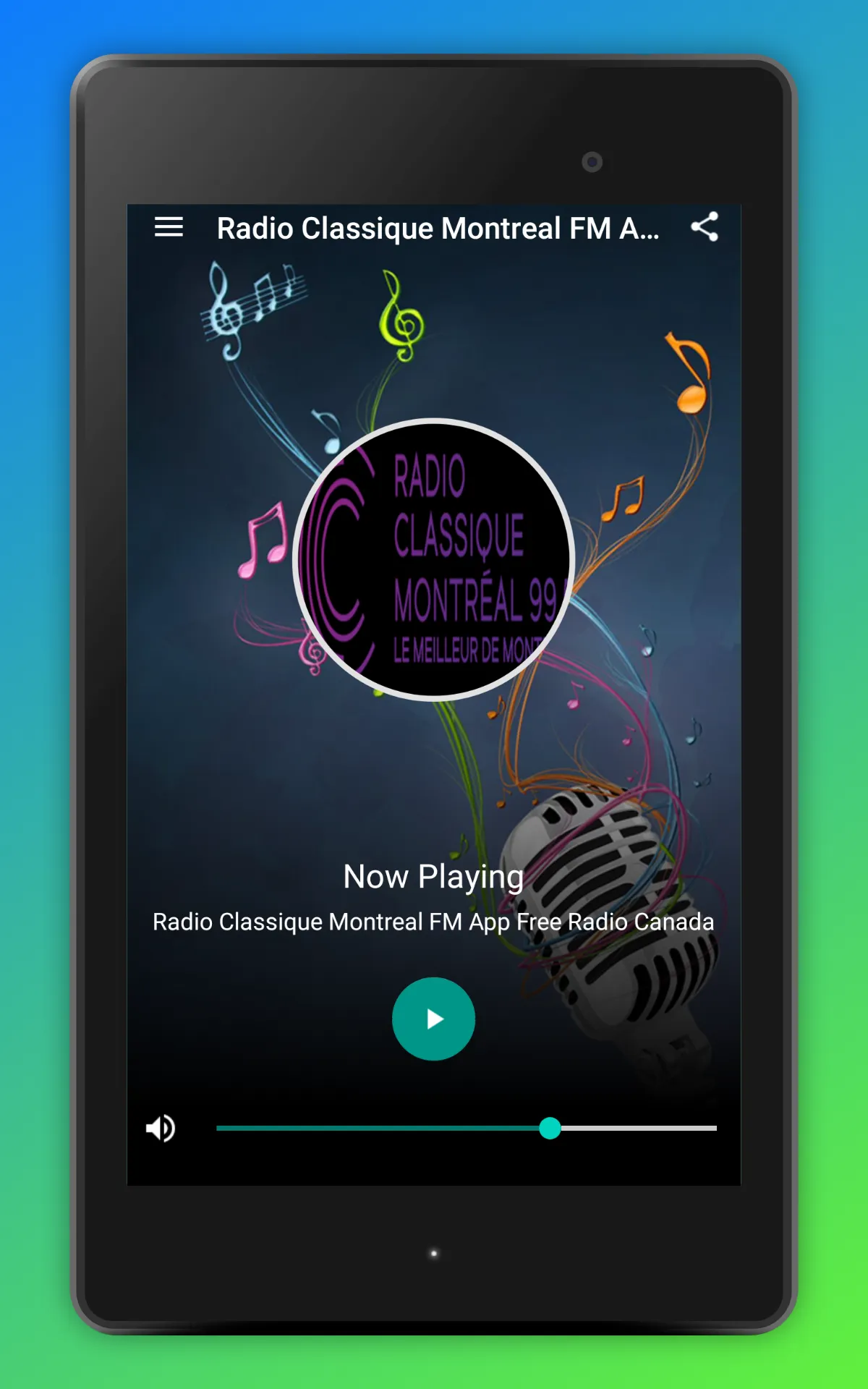 Classique Montreal Radio App | Indus Appstore | Screenshot