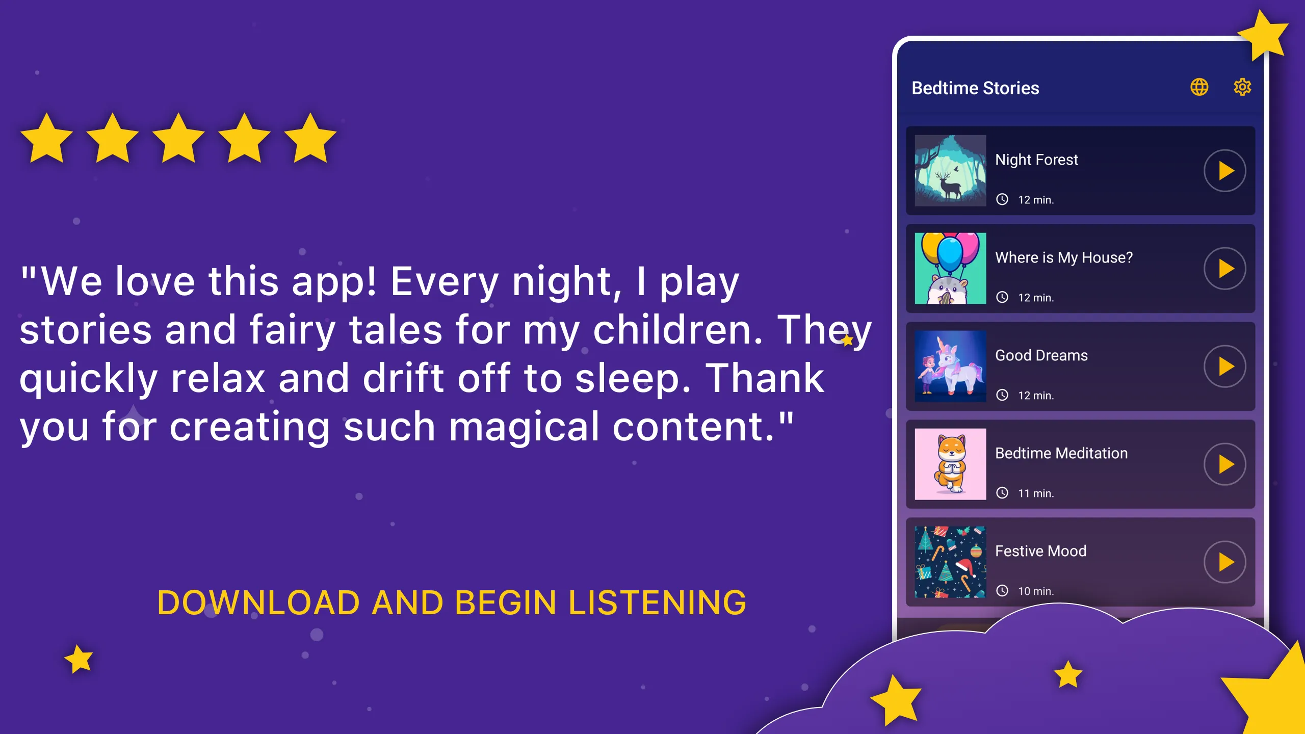 Bedtime Stories for Kids Sleep | Indus Appstore | Screenshot