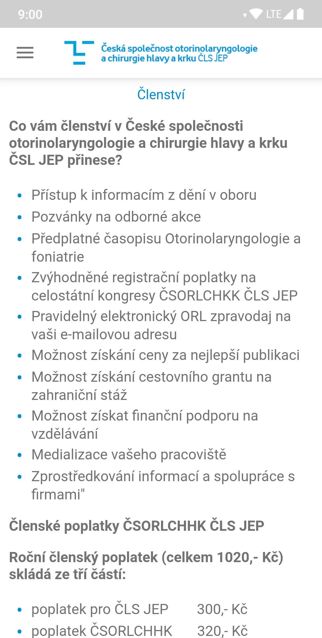 Česká ORL společnost | Indus Appstore | Screenshot