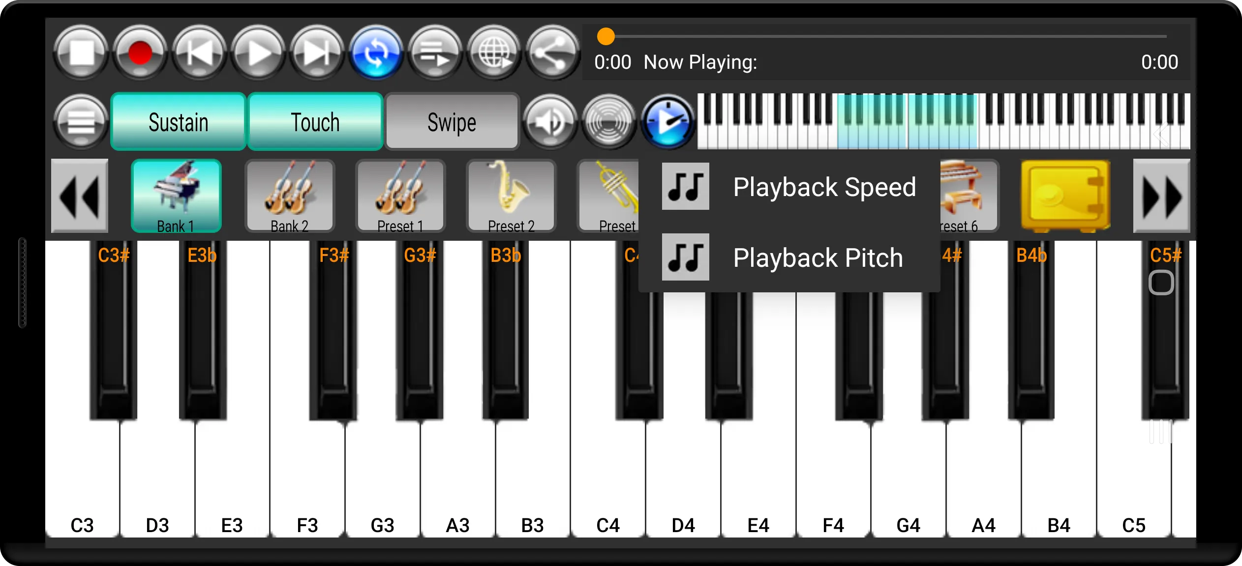 Strings and Piano Keyboard | Indus Appstore | Screenshot