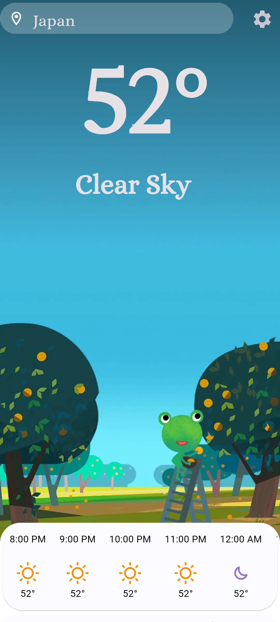 Froggy Weather | Indus Appstore | Screenshot