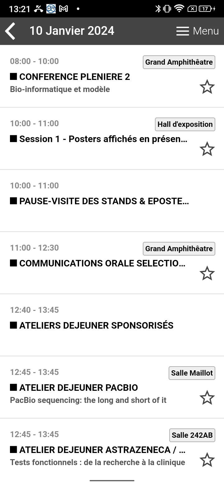 Assises de Génétique 2024 | Indus Appstore | Screenshot