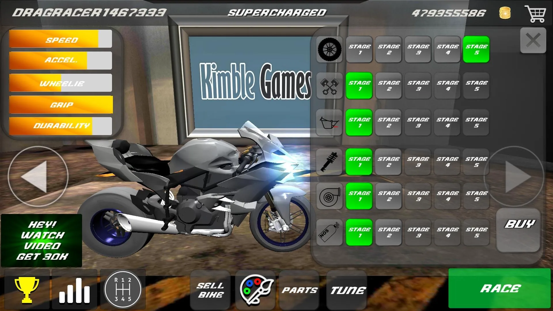 Drag bikes - Motorbike racing | Indus Appstore | Screenshot