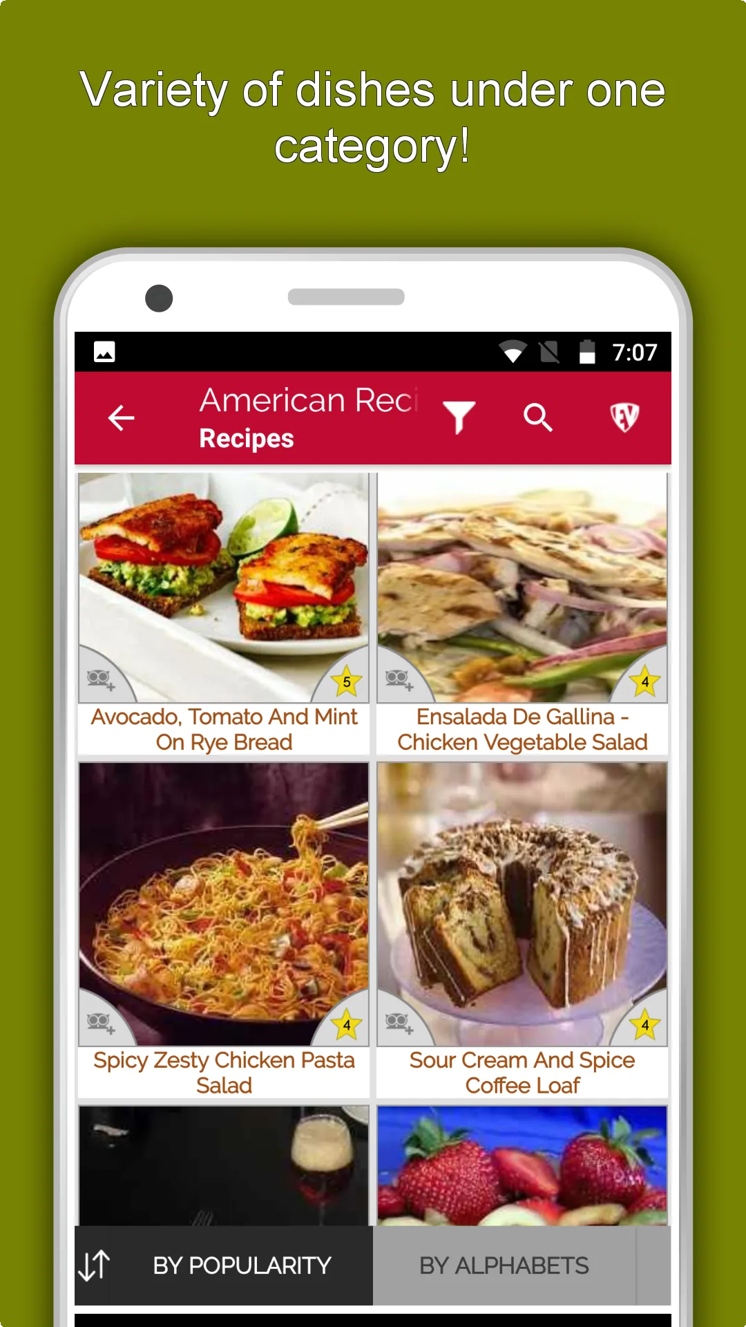 American Food Recipes Offline | Indus Appstore | Screenshot