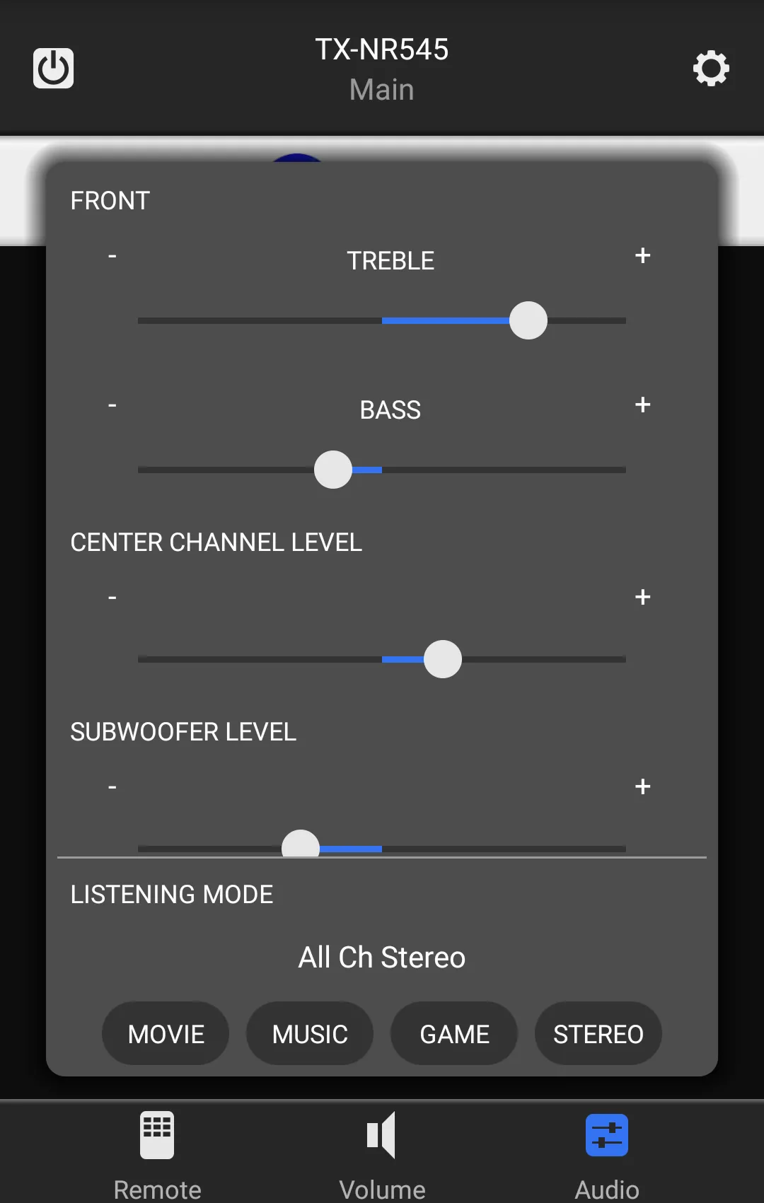 Onkyo Remote | Indus Appstore | Screenshot