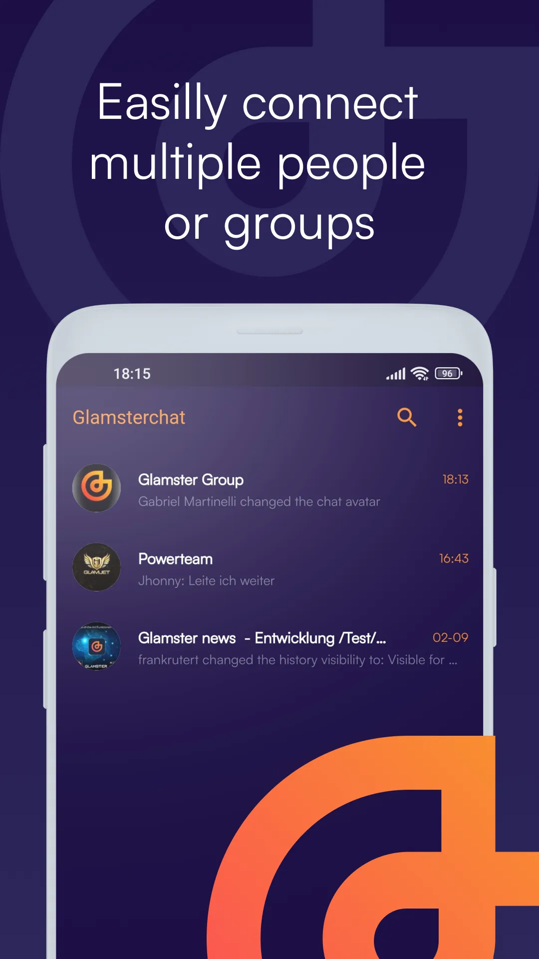 Glamster | The Smart Messenger | Indus Appstore | Screenshot