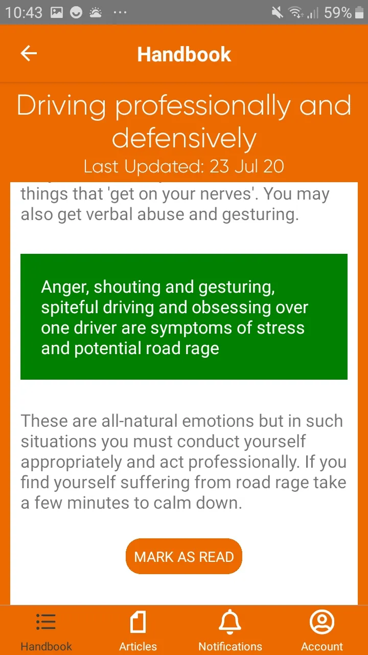 The Driver Handbook | Indus Appstore | Screenshot