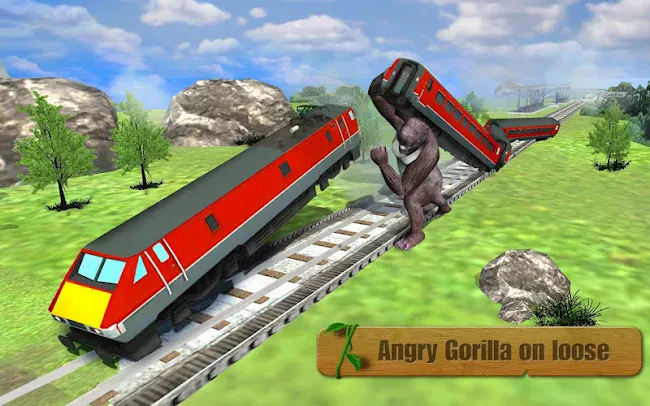 Angry Gorilla City Attack | Indus Appstore | Screenshot