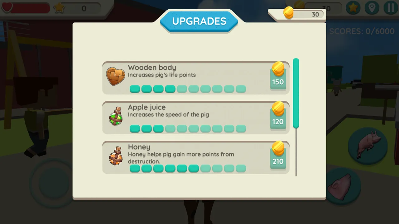 Crazy Pig Simulator | Indus Appstore | Screenshot