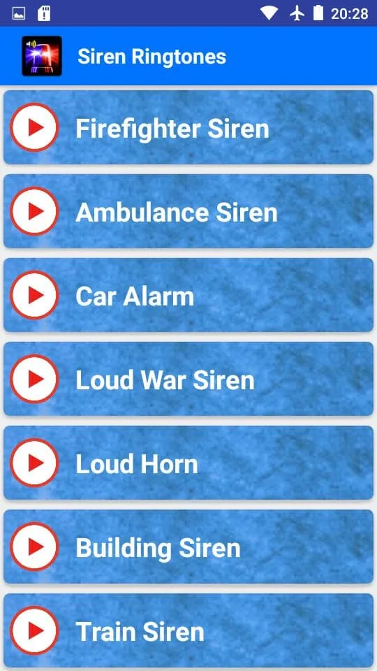 Siren Ringtones | Indus Appstore | Screenshot