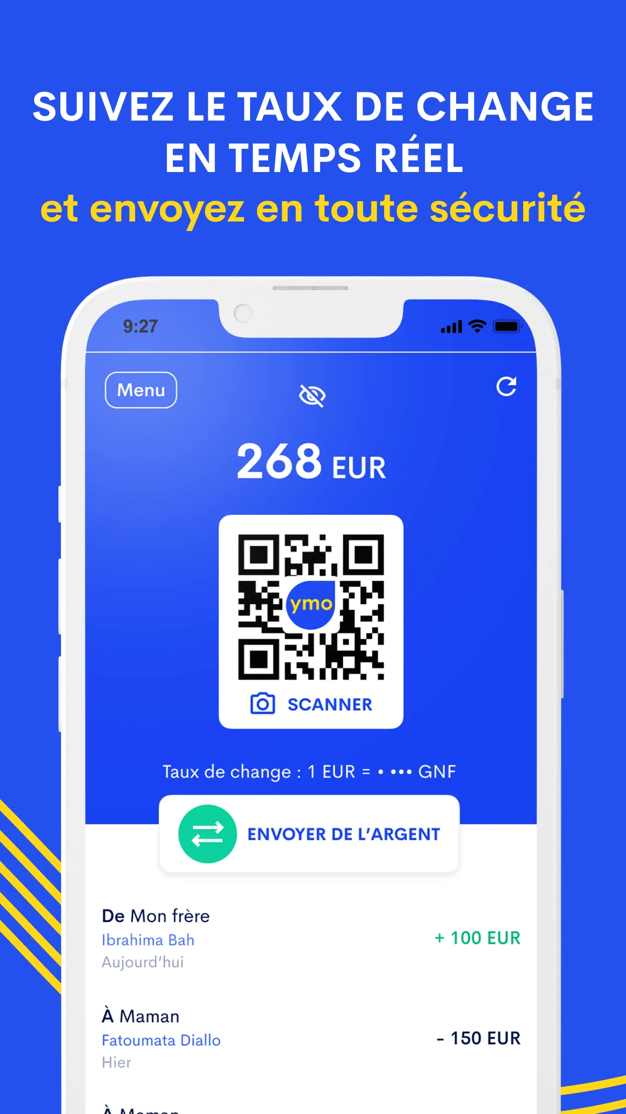 YMO - Transfert d'argent | Indus Appstore | Screenshot