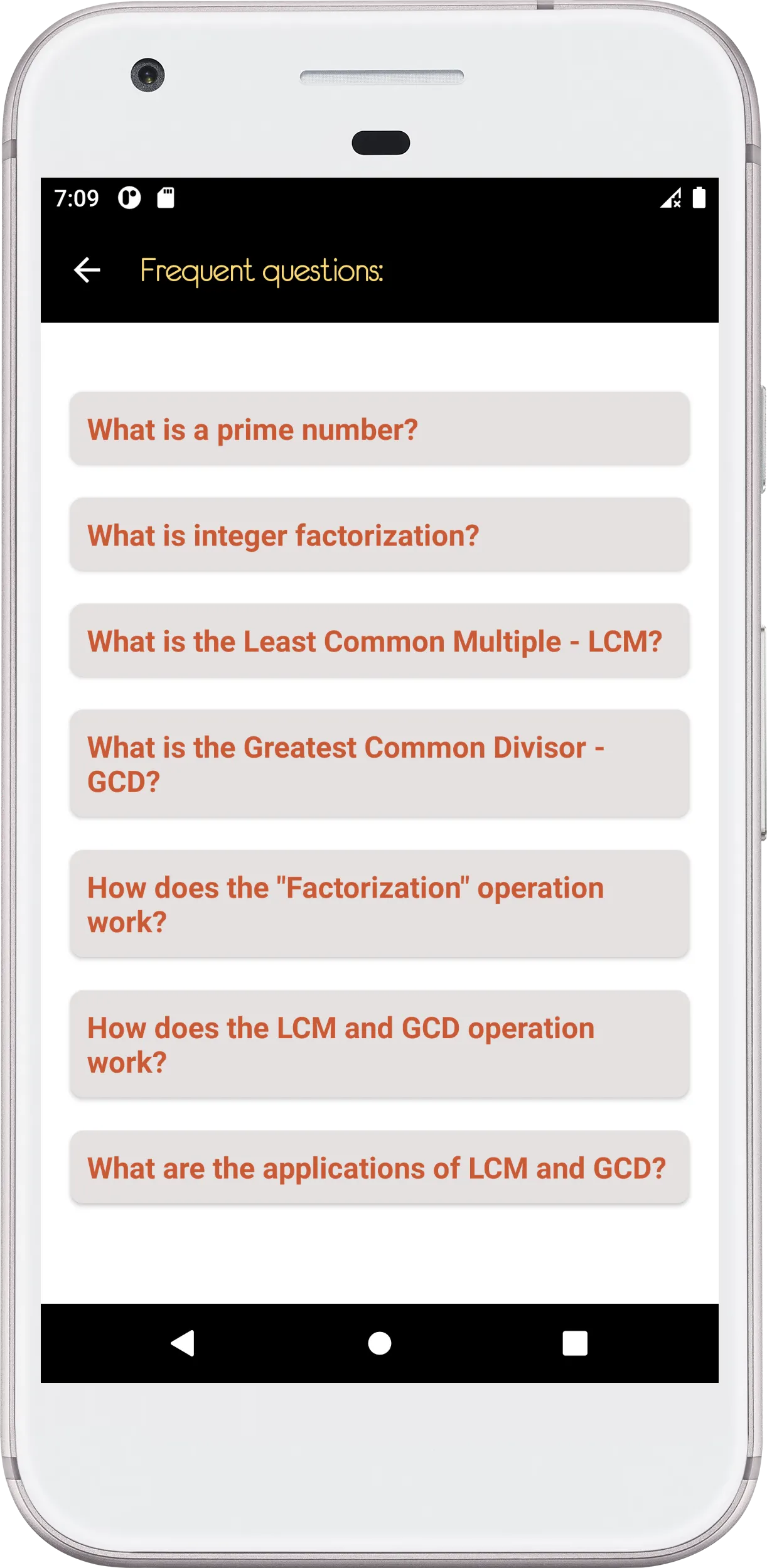 GCD - LCM Calculator & Factors | Indus Appstore | Screenshot