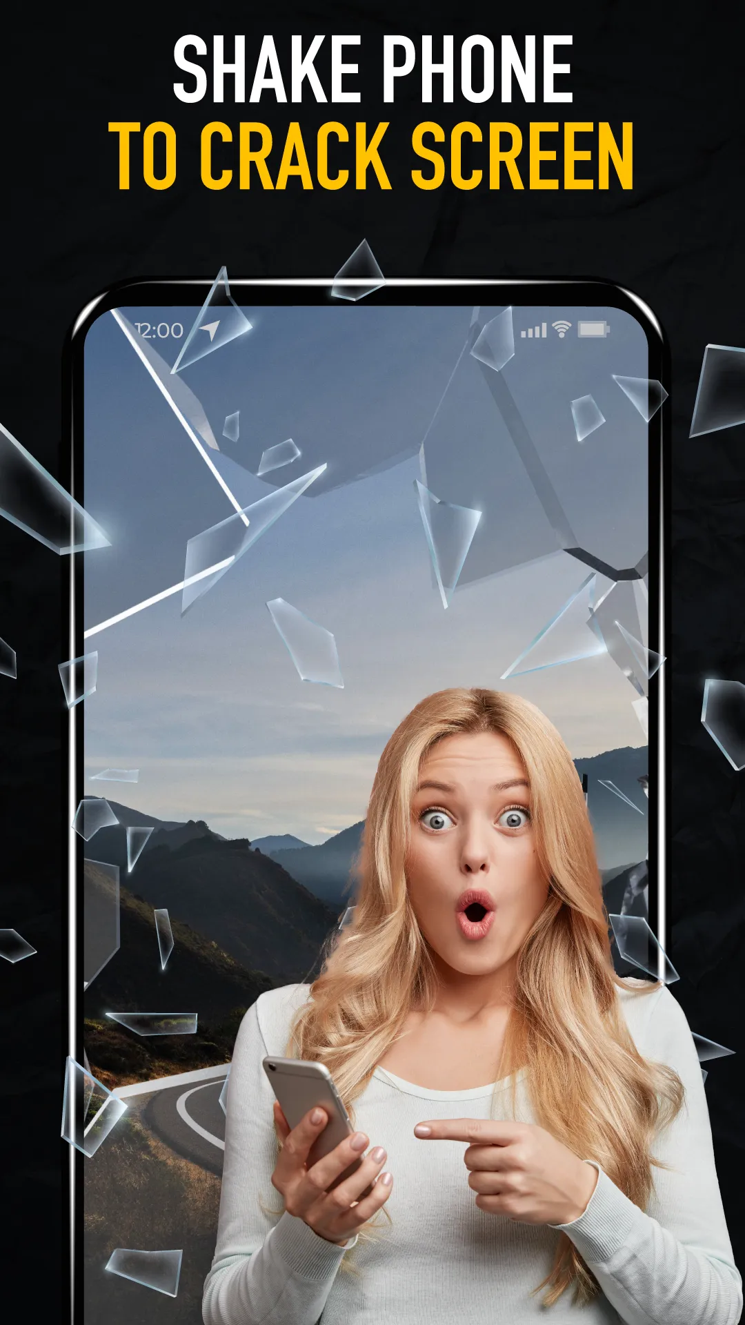 Broken Screen - Funny Pranks | Indus Appstore | Screenshot