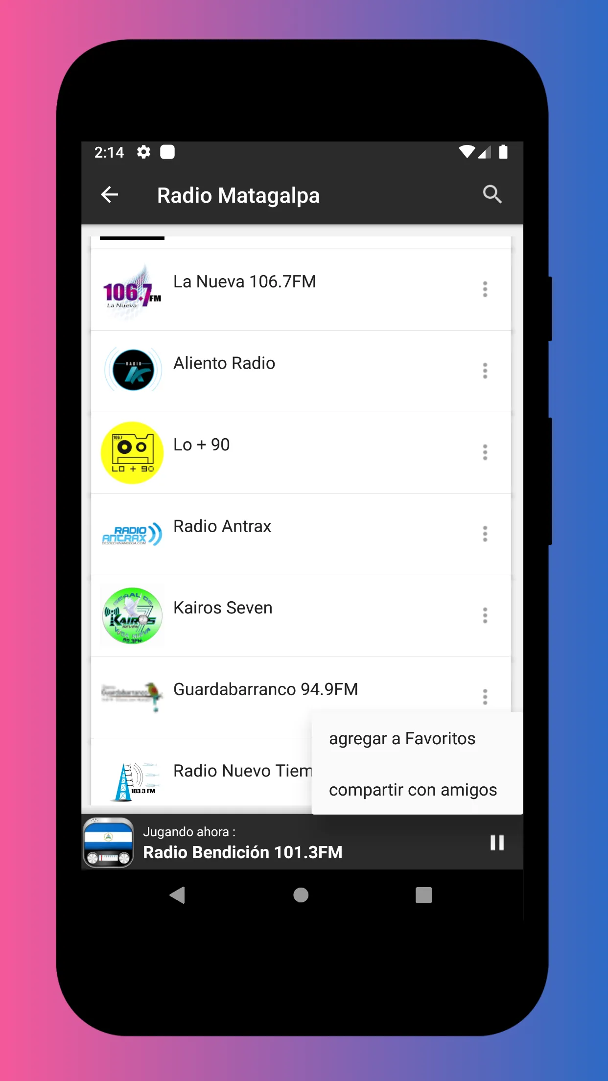 Radio Nicaragua - Radio Online | Indus Appstore | Screenshot